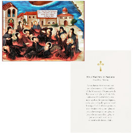 Die Märtyrer der Kantara-Orthodoxen Gebetskarte Platzkarte
