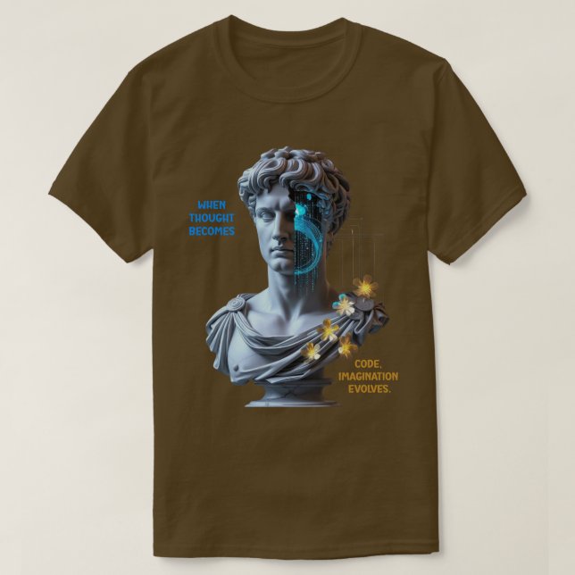 “Die Maschine träumt”  T-Shirt (Design vorne)