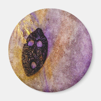 Die Maske der Natur am Strand Magnet