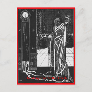 Die Maske des Roten Todes Postkarte