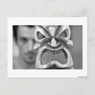 die Maske - Postkarte