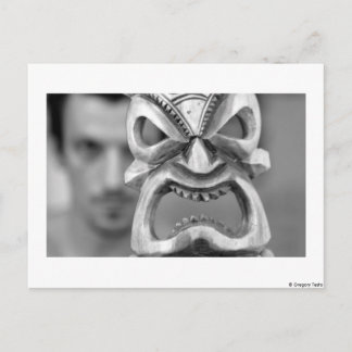 die Maske - Postkarte