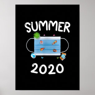 Die Masken des Swimmingpools Meme Gag T - Shirt Poster