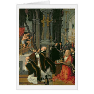 Die Masse von St Gregory (Öl auf Leinwand)