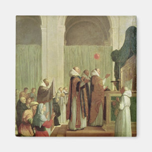 Die Masse von St Martin von Ausflügen, 1654 Magnet