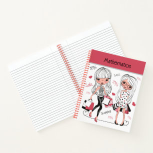 Die Mathe Girls Notizbuch