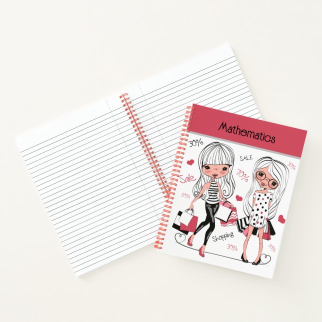 Die Mathe Girls Notizbuch (Innenseite)