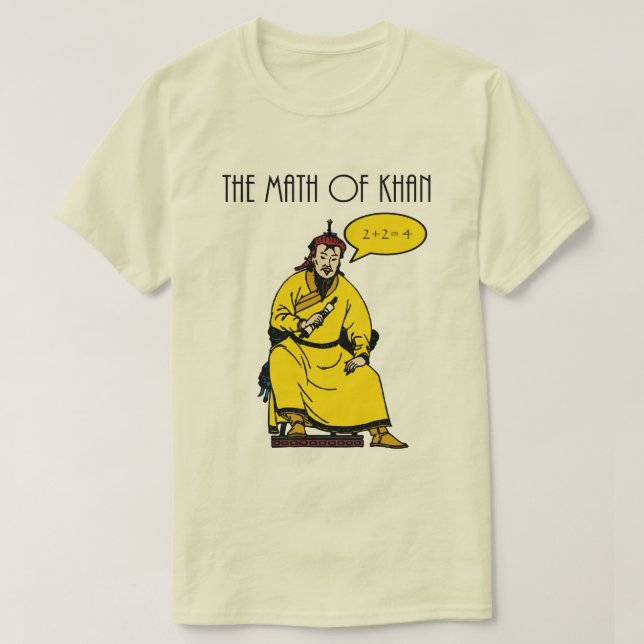 Die Mathematik Khans T-Shirt (Design vorne)