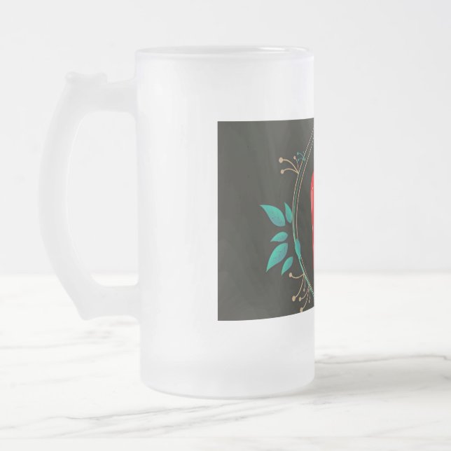 * "Die Mattierte Tasse des "Chill Out" aus Glas** (Links)