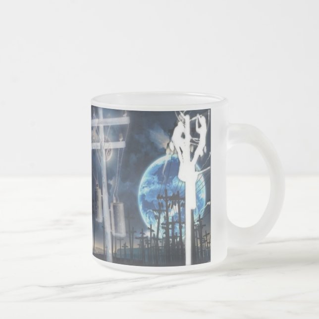 Die mattierte Tasse des Störungssuchers (Rechts)