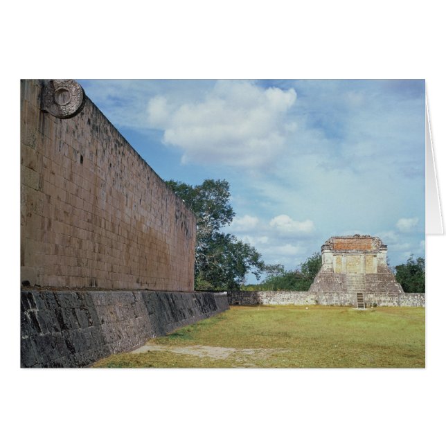 Die Mauer des Ball Court (Vorderseite (Horizontal))