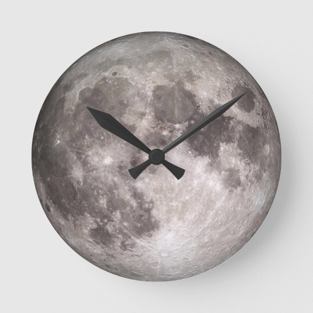 Die Mauermauer-Uhr Runde Wanduhr (Vorderseite)