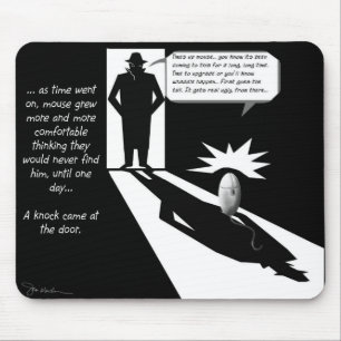 Die Maus bekommt es Mousepad