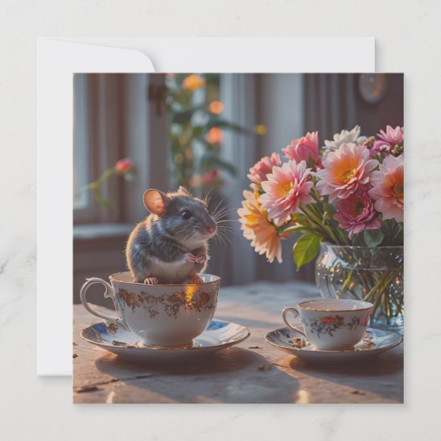 Die Maus kommt zum Tee (Vorderseite)