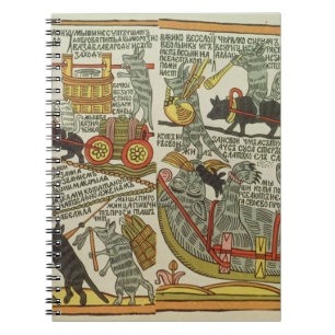 Die Mäuse begraben die Katze, Russen, Ende des 18 Notizblock