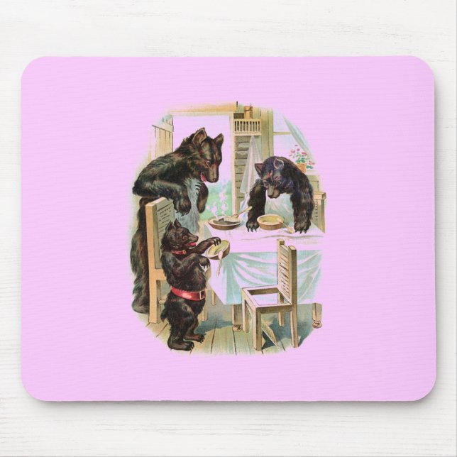 Die Mäuse der drei Bären Mousepad (Vorne)