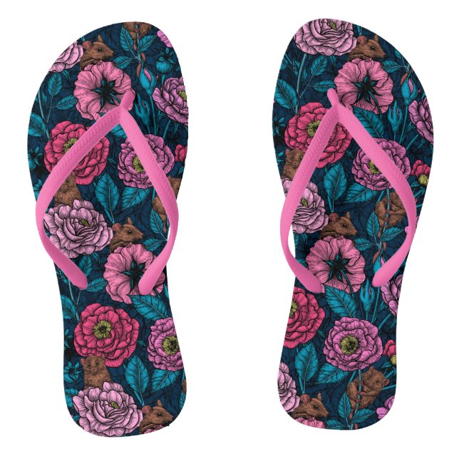 Die Mäuseparty Flip Flops (Fußbett)