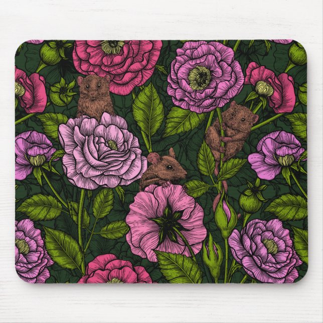 Die Mäuseparty Mousepad (Vorne)