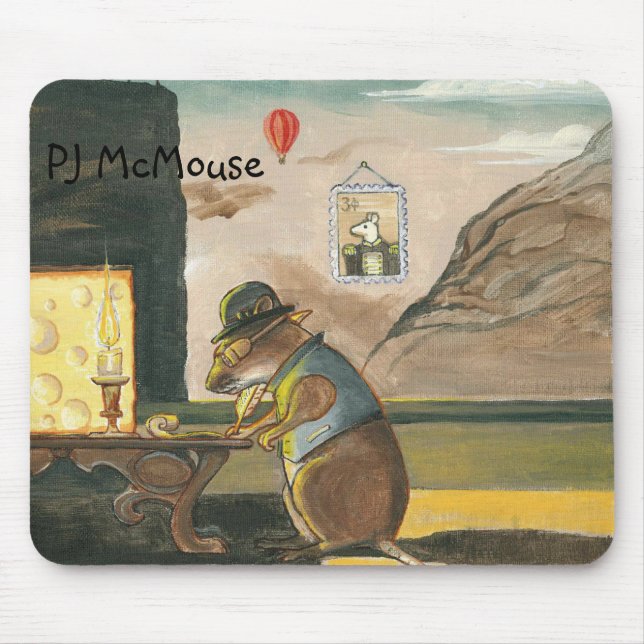 Die Mausunterlage PJ McMouse Mousepad (Vorne)