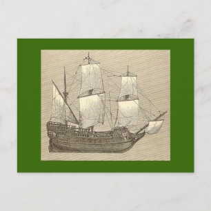 Die Mayflower-Postkarte Postkarte