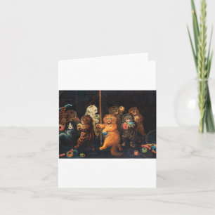 Die Maypole von Louis Wain Karte