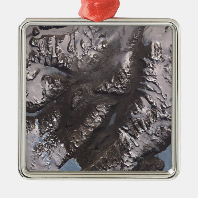 Die McMurdo Dry Valleys Ornament Aus Metall (Vorne)