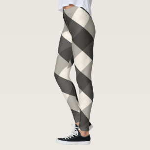 Die MeanClique-Raute Schwarz Leggings