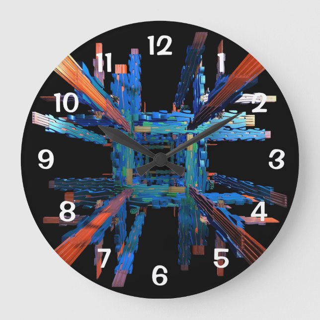Die Mechanik der Uhr (Vorderseite)
