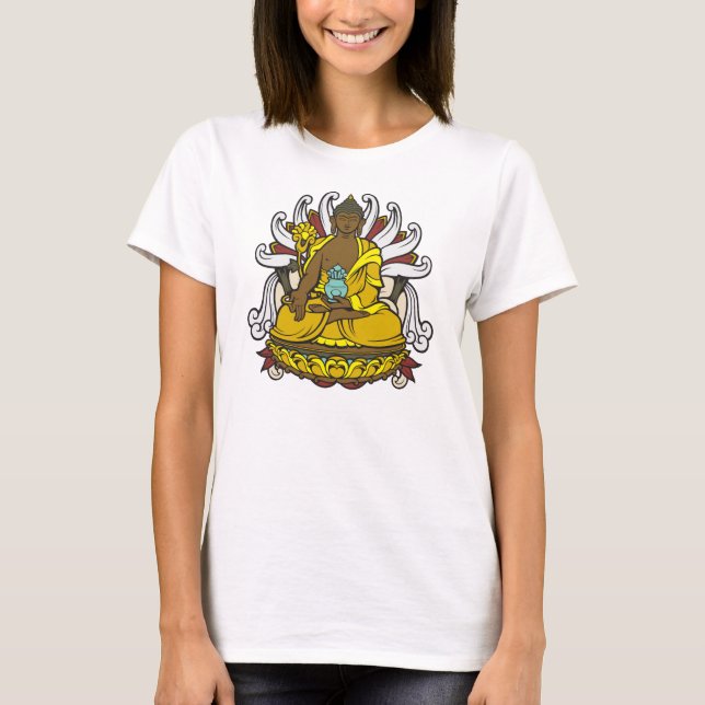 Die Medizin Buddha T-Shirt (Vorderseite)