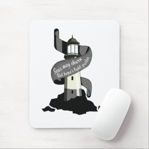 Die Meere mögen aufgewühlt sein, aber das Licht de Mousepad