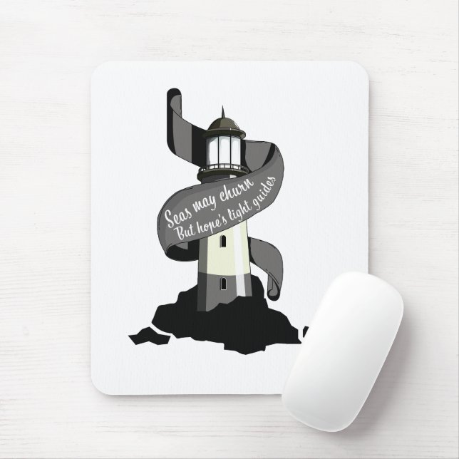 Die Meere mögen brennen, aber die Lichtführer der  Mousepad (Mit Mouse)