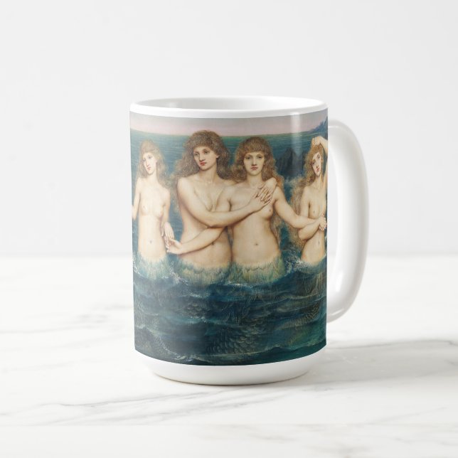 Die Meeresfrüchte | Evelyn De Morgan Kaffeetasse (VorderseiteRechts)