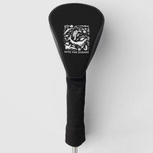 Die Meeresschildkröte Orca Climate Change-S gerett Golf Headcover