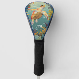 Die Meeresschildkröten schwimmen im Pazifik Golf Headcover