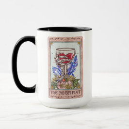 Die Mega Pint Tarot Card Funny Skelett Tasse
