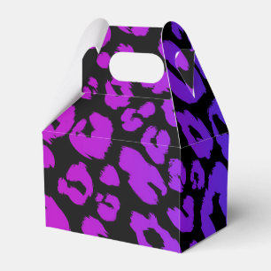 Die mehrfarbige Leopard-Serie Design 1 Geschenkschachtel