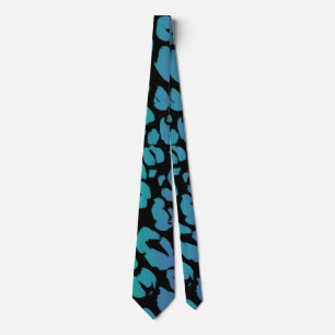 Die mehrfarbige Leopard-Serie Design 1 Krawatte