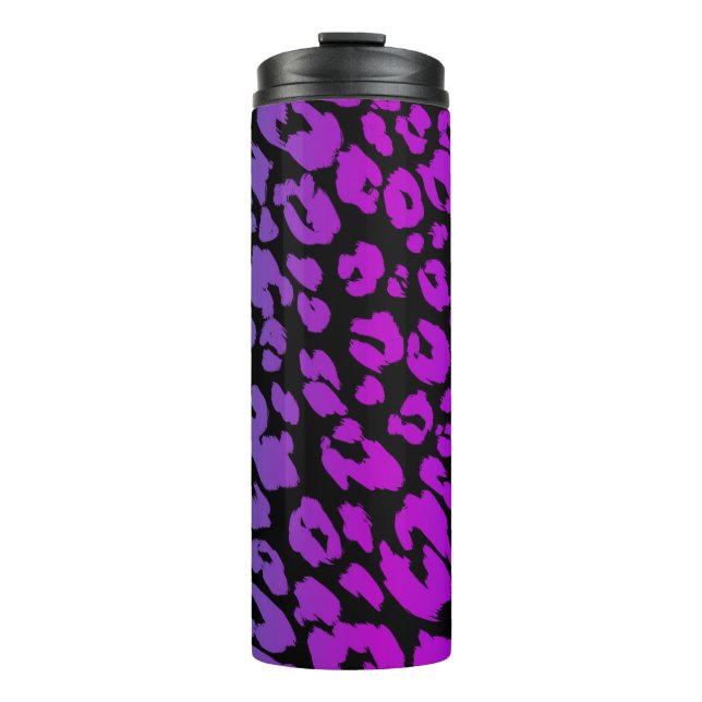 Die mehrfarbige Leopard-Serie Design 1 Thermosbecher (Vorderseite)