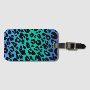 Die Mehrfarbige-Leoparden-Serie Design 6 Gepäckanhänger