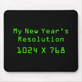 Die meine Entschließung des neuen Jahres - 1024 x Mousepad