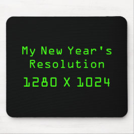 Die meine Entschließung des neuen Jahres - 1280 x Mousepad