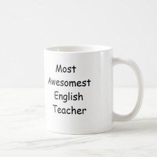 Die meiste Awesomest englischer Lehrer-Tasse Kaffeetasse