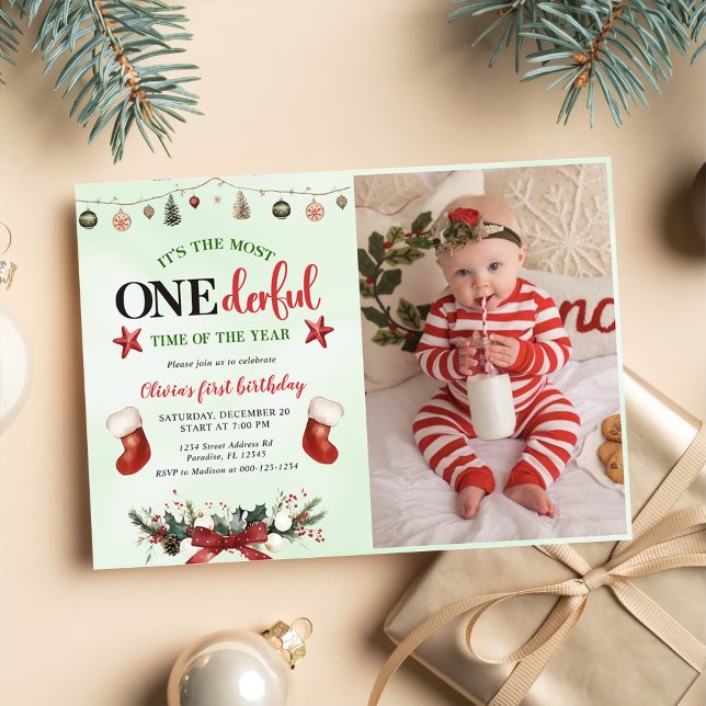 Die meiste Zeit Strumpf Weihnachten Geburtstag Einladung (Von Creator hochgeladen)