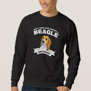 Die meisten Hunde besitzen einen Beagle mit Hunden Sweatshirt