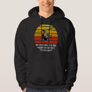 Die meisten Leute schauen ihre Helden hoch, die ic Hoodie
