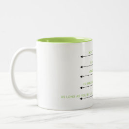 Die Melanie-Tasse Zweifarbige Tasse