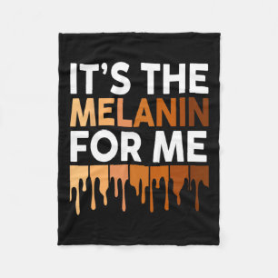 Die Melanin melanated Black History Montag im Juni Fleecedecke