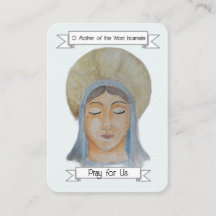 Die Memorare-Gebetskarte - Unsere Frau