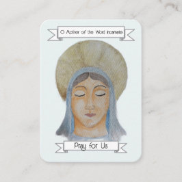 Die Memorare-Gebetskarte - Unsere Frau Visitenkarte