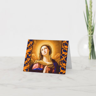 Die Memorare‑Grußkarte Karte